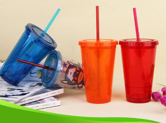 Wholesale 750ml straw cup with as straw