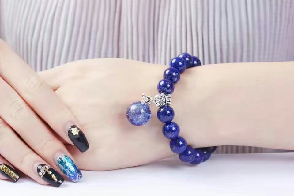 Wholesale blue color essencial oill diffuser bracelet