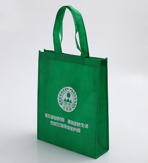 Wholesale green color non woven bag