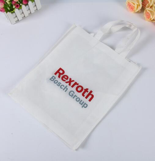 Wholesale customized color logo white color non woven bag
