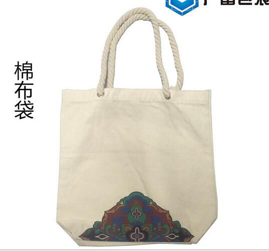 Wholesale printing logo cotton or canvas shopping bag for promotional