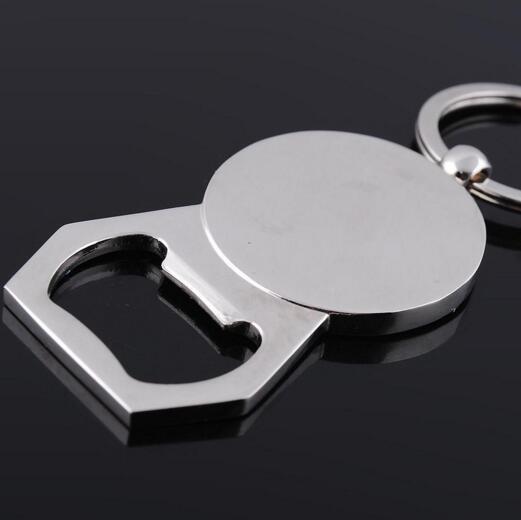 Wholesale with opener function metal keychain