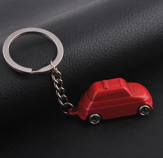Wholesale red  car shape keychain