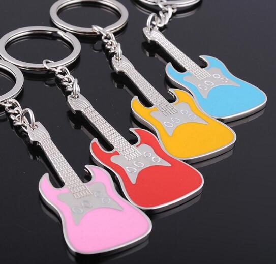 Good quality personalized metal keychains for guitar