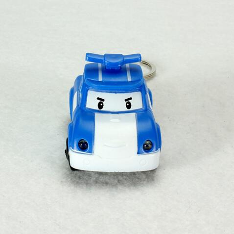 Promotional car shape with sound and led keychain