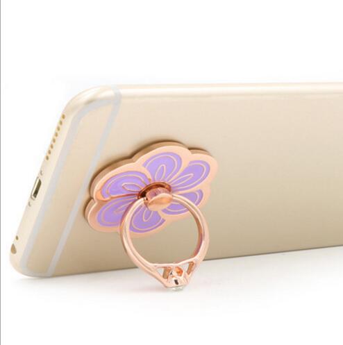 Promotional flower shape ring mobile phone holder