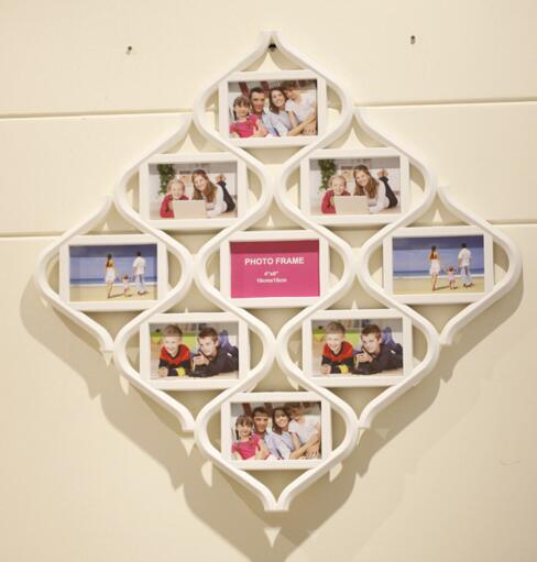 Promotional 6 inch picture 9 pcs photo frame