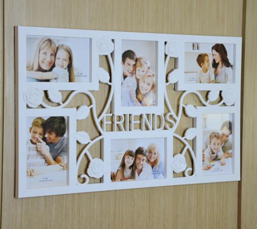 Promotional 4pcs 6inch family and friend photo frame