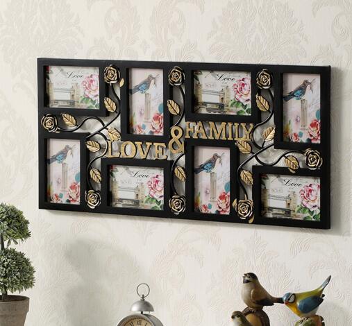 Promotional 8pcs 6inch love family photo frame