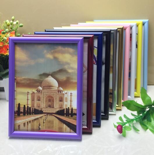 Promotional rectangle shape all size desk and wall photo frame