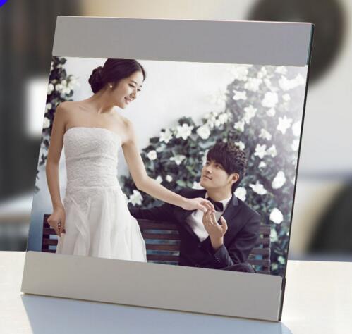 Fashional cheap style aluminum and glass picure frame