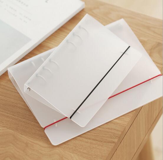 Promotional with elastic and metal clip document file folder