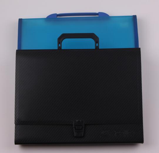Wholesale black color 12 pocket expandable file folders or accordion folders