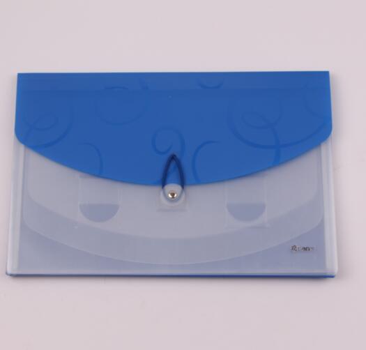 Promotional blue color 12 pocket expanding file folders or accorion file folder