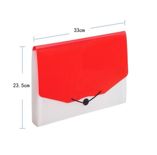 Wholesale red color 12 pocket expanding file folders or accordion file folder