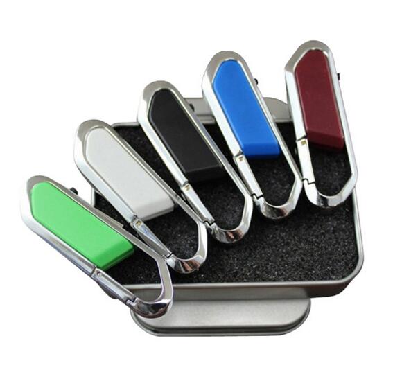 Promotional metal usb flash driver with carabiner function
