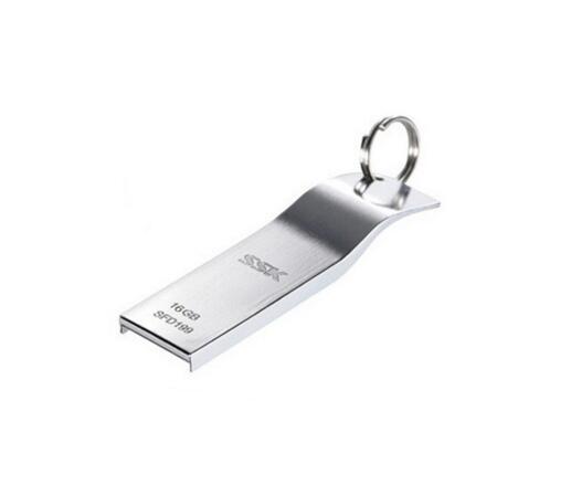 High quality  thin metal usb flash drive keychain